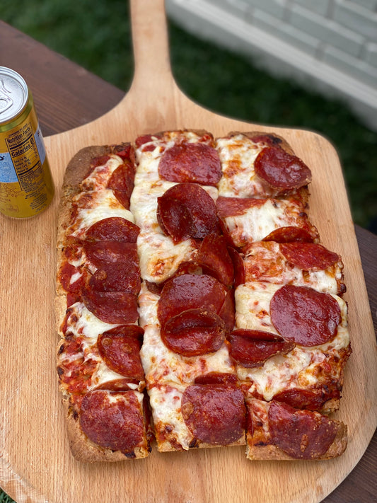 Pizza Freak Co. PEPPERONI Frozen Artisan Pizza on FREAK FRAMES-5 Pack for $165 including freight