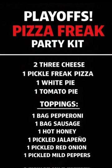 PLAYOFFS! PIZZA PARTY KIT!