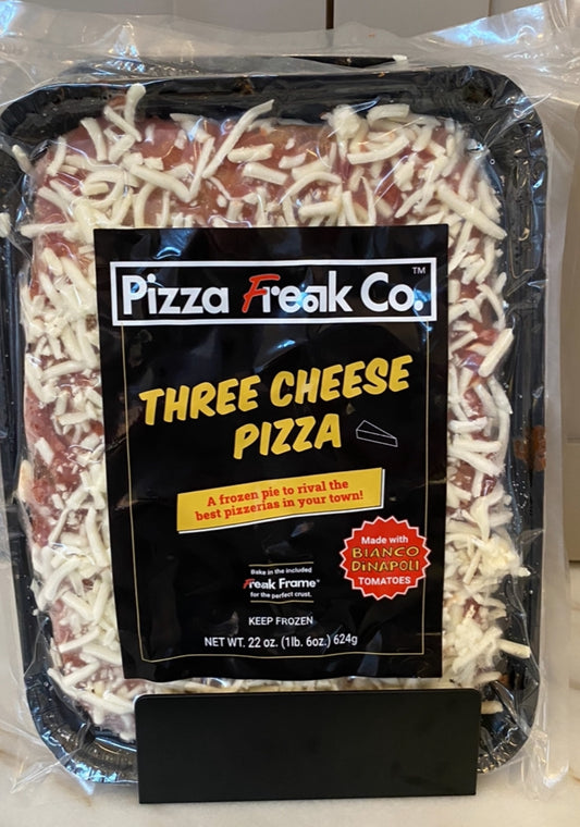 Five Pack Pizza Freak Co. Three Cheese Frozen Artisan Pizza- $150 includes freight